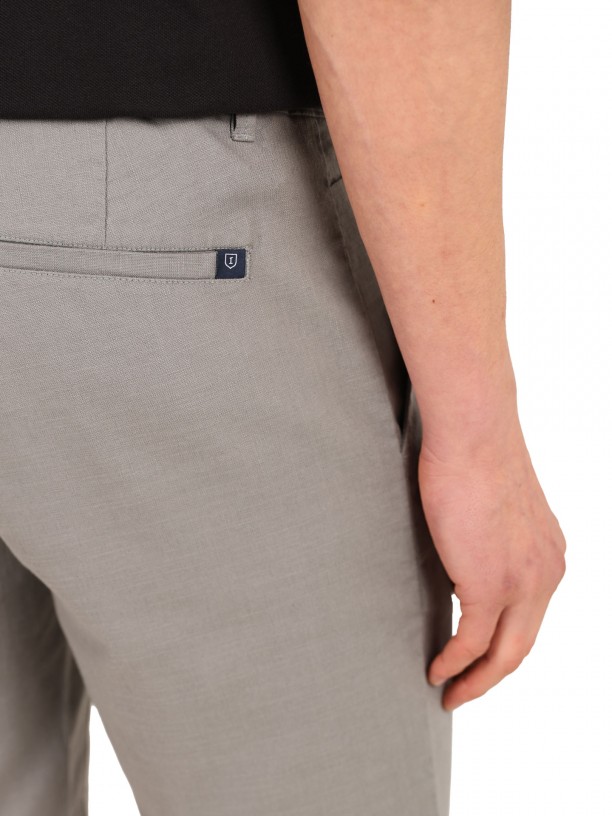 Bermudas tipo chino de algodão Bermudas tipo chino de algodão