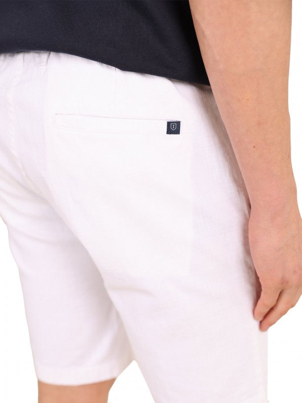 Bermudas tipo chino de algodão Bermudas tipo chino de algodão