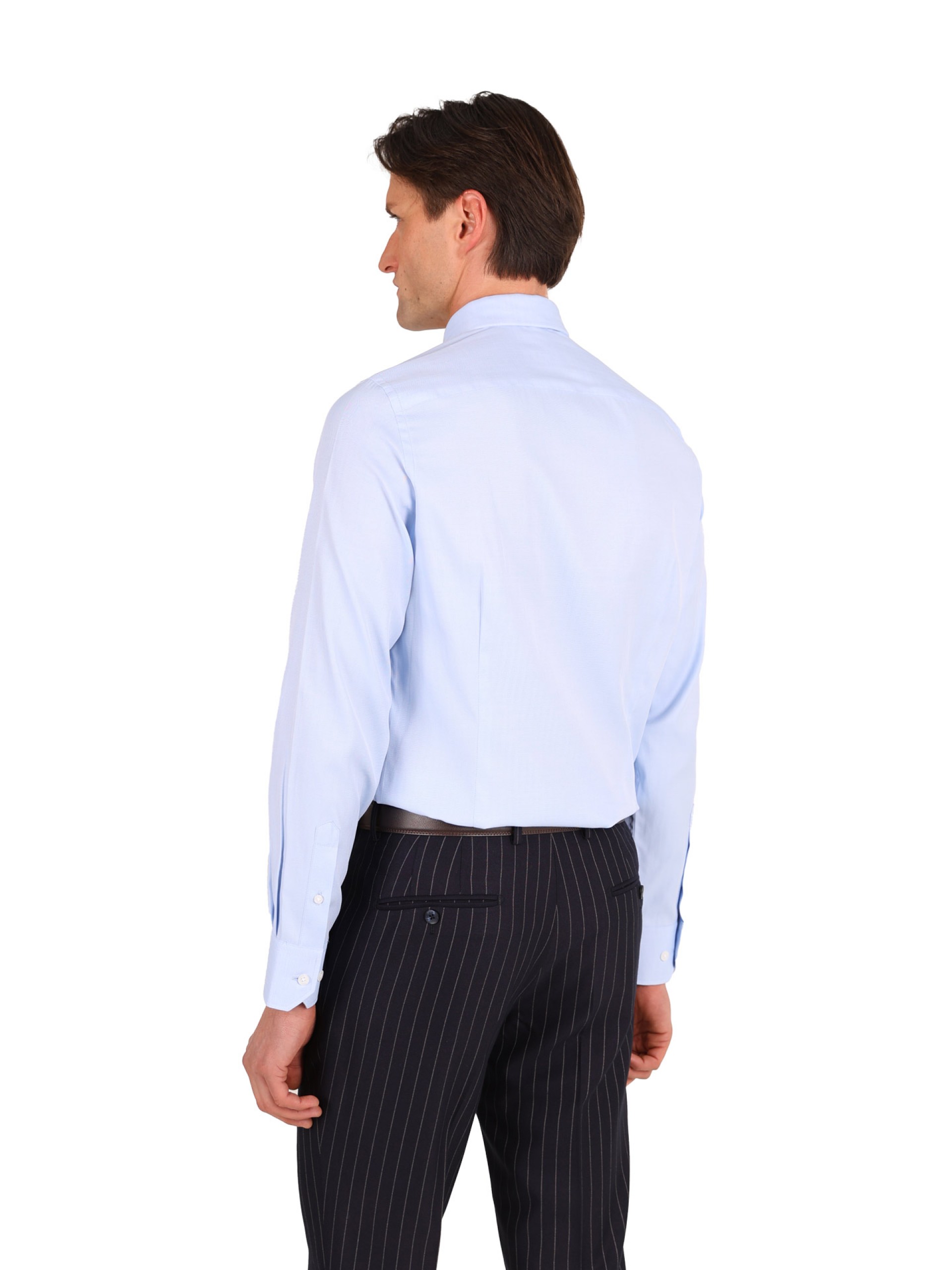 Camisa lisa slim fit