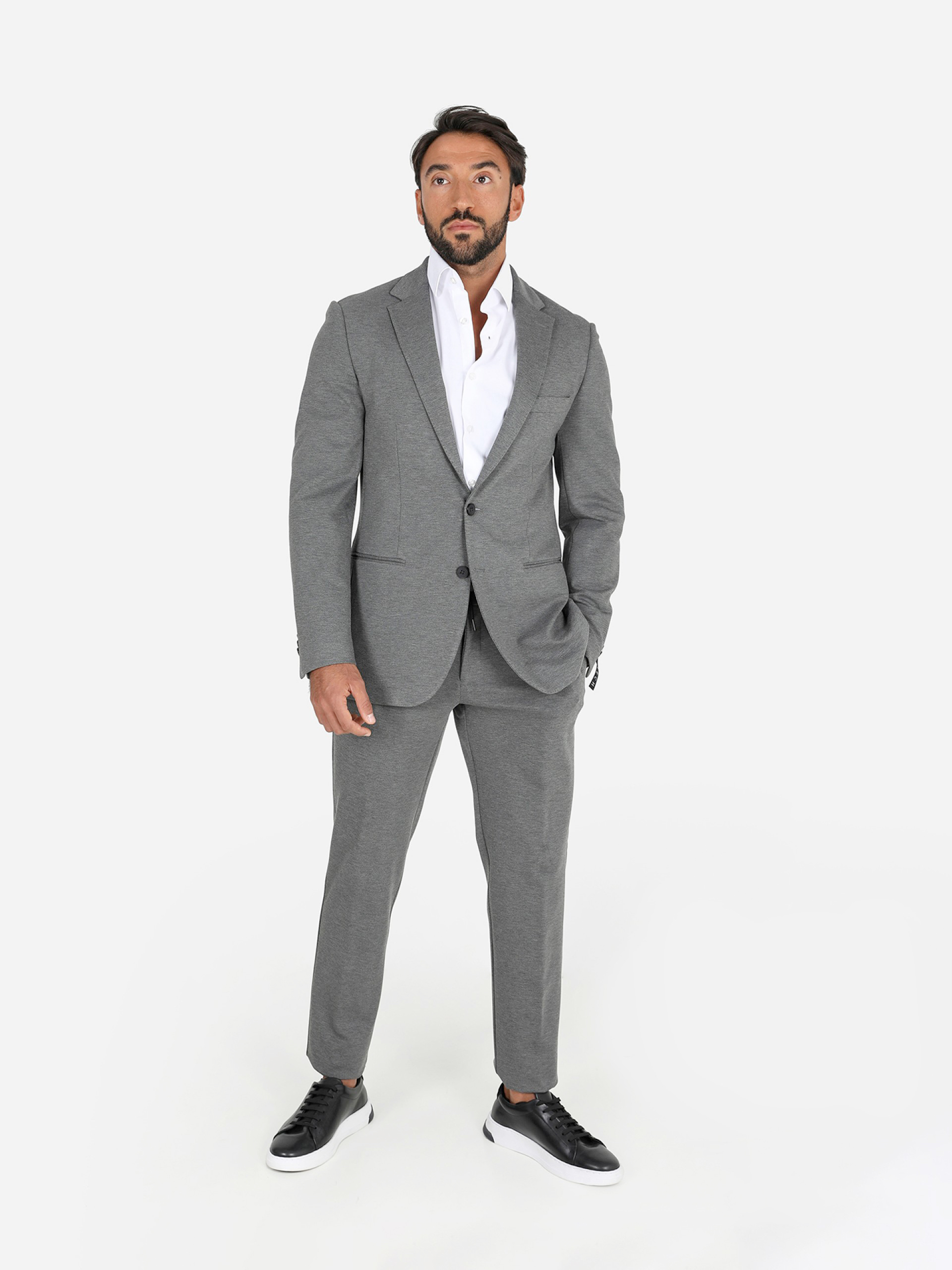 Traje elástico slim fit