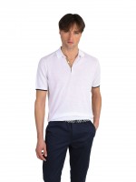 Polo manga curta 100% algod�o