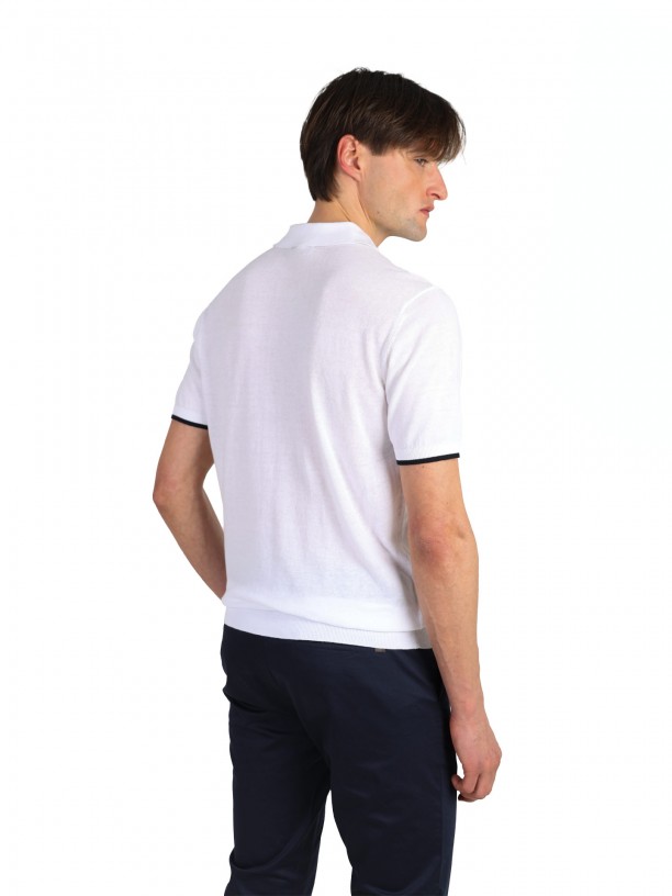 Short-sleeve polo 100% cotton