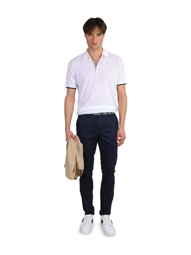 Short-sleeve polo 100% cotton