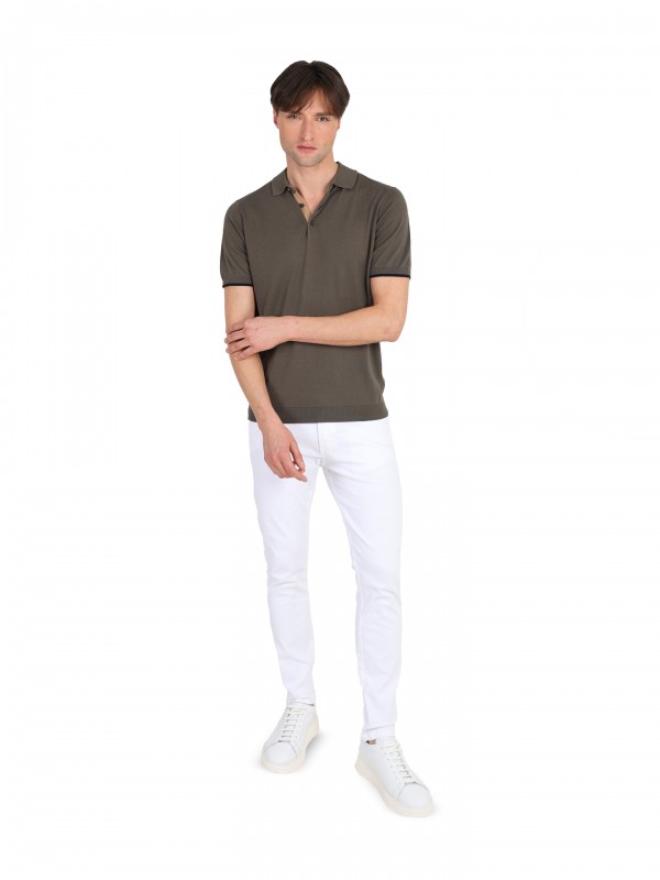 Polo de manga corta 100% algod�n