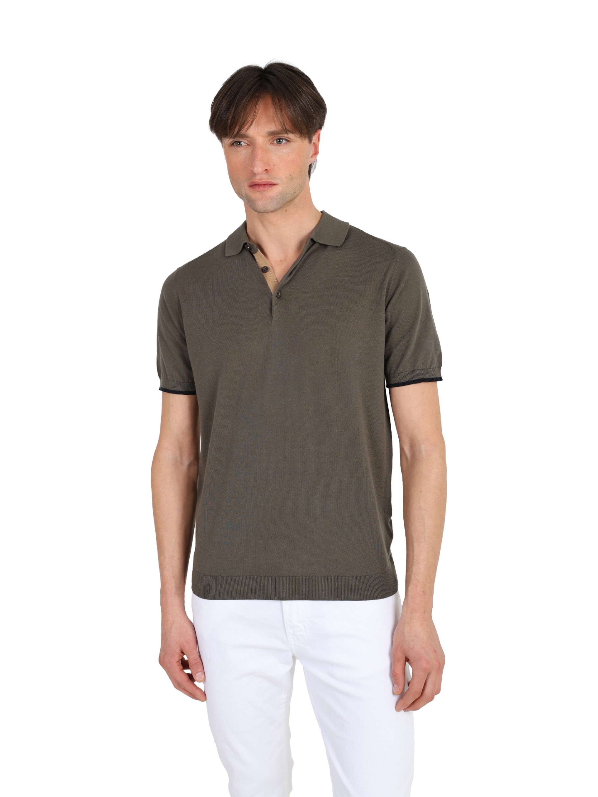 Short-sleeve polo 100% cotton