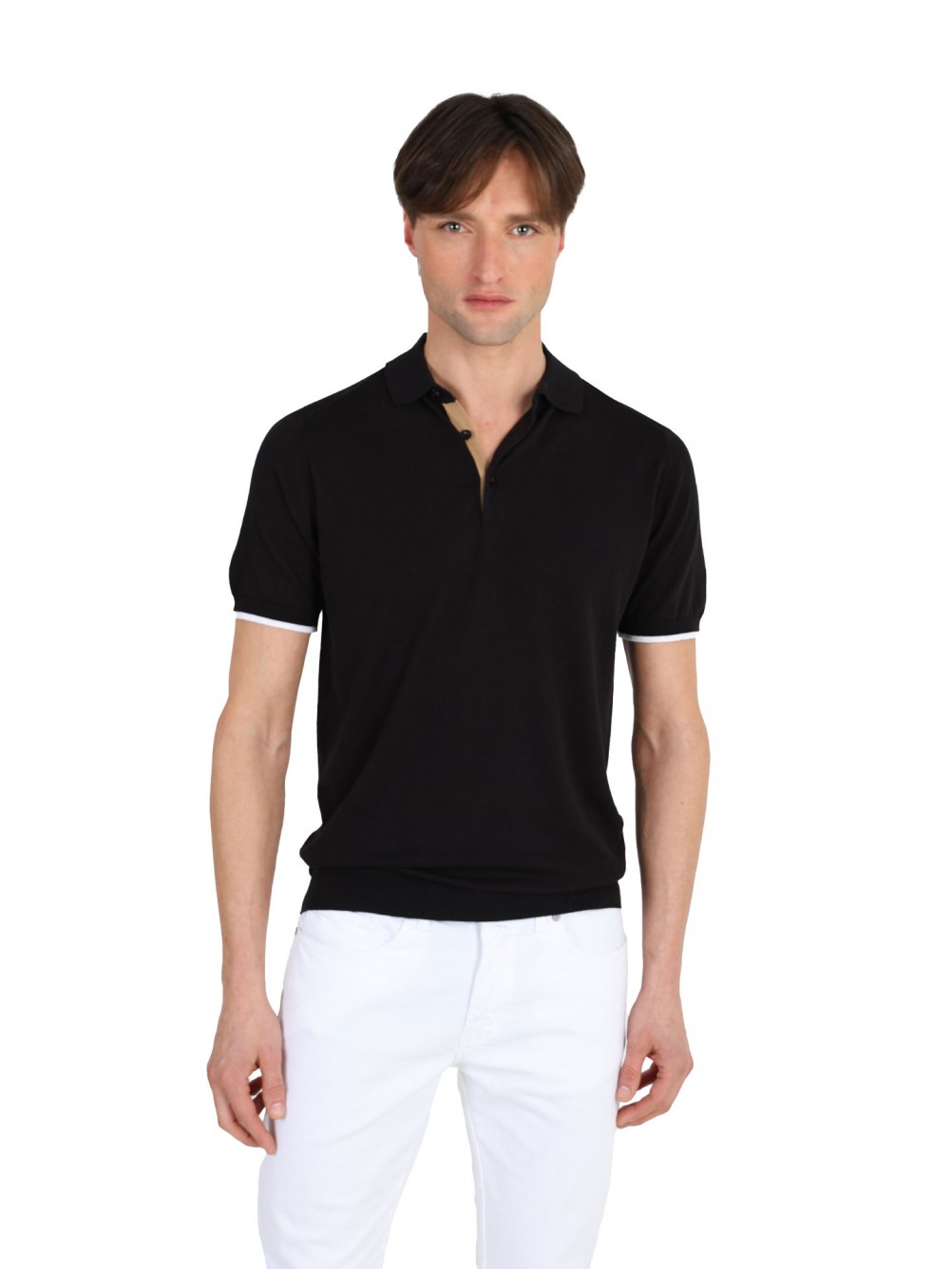 Short-sleeve polo 100% cotton