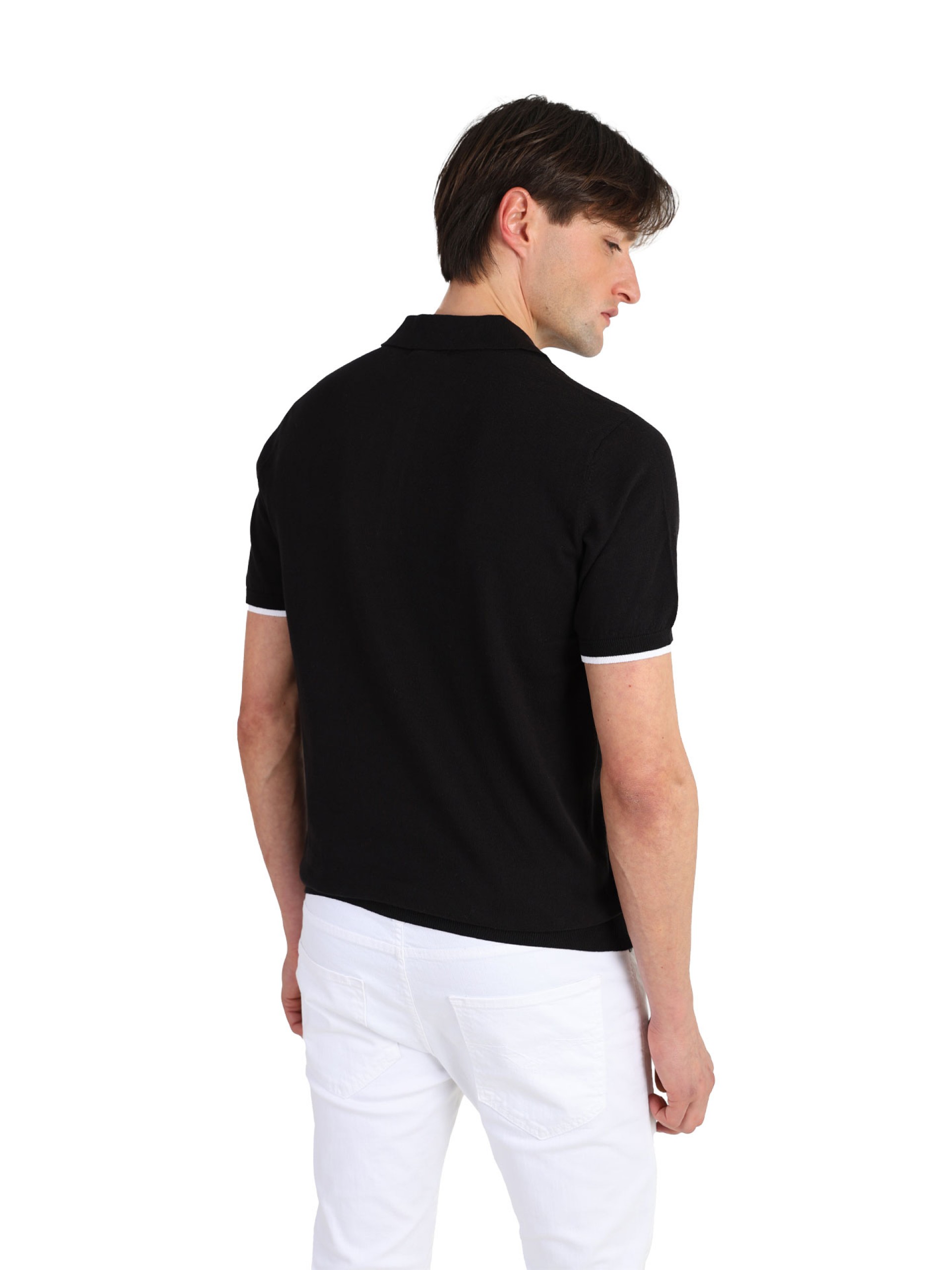 Short-sleeve polo 100% cotton