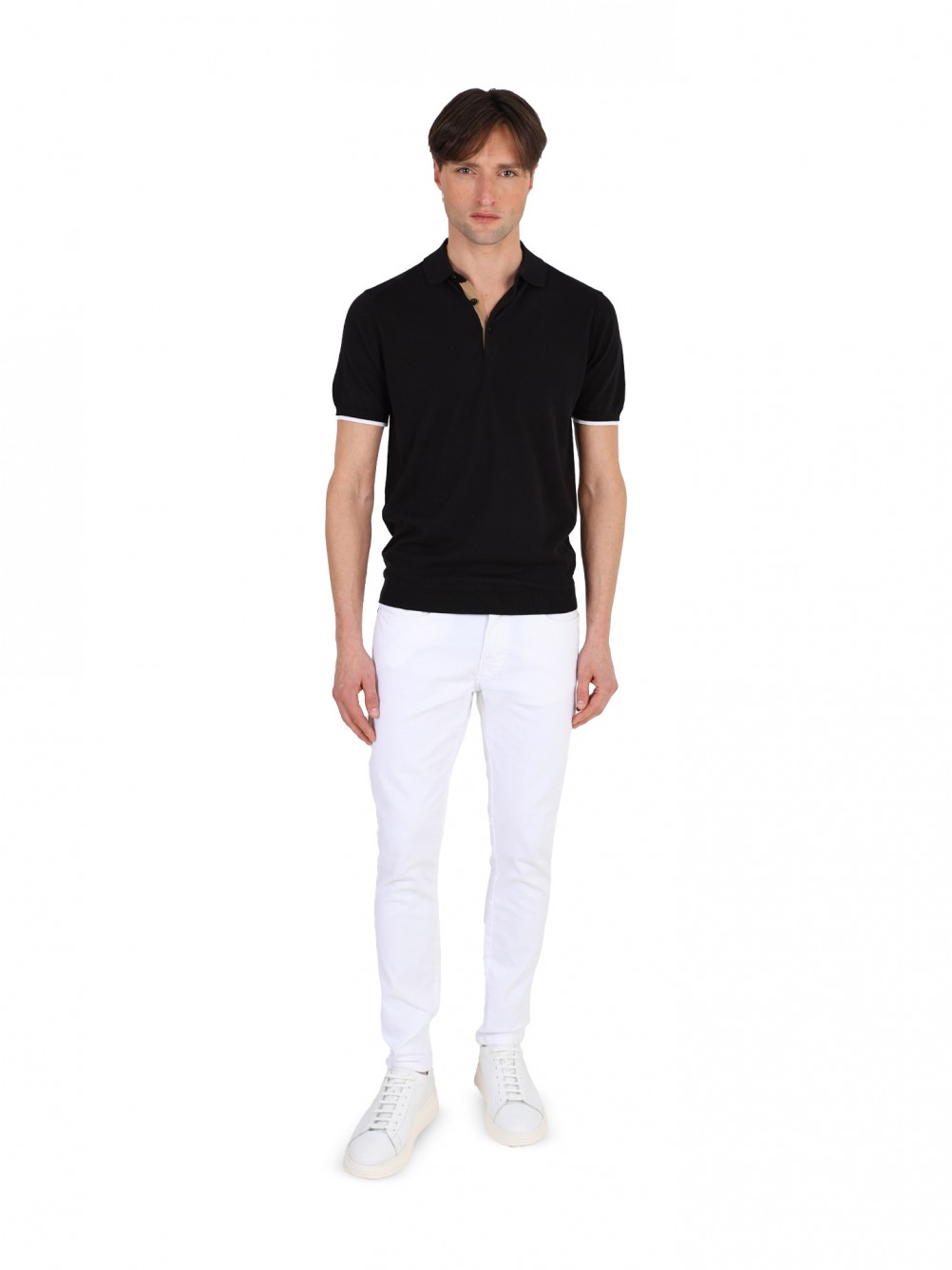Short-sleeve polo 100% cotton