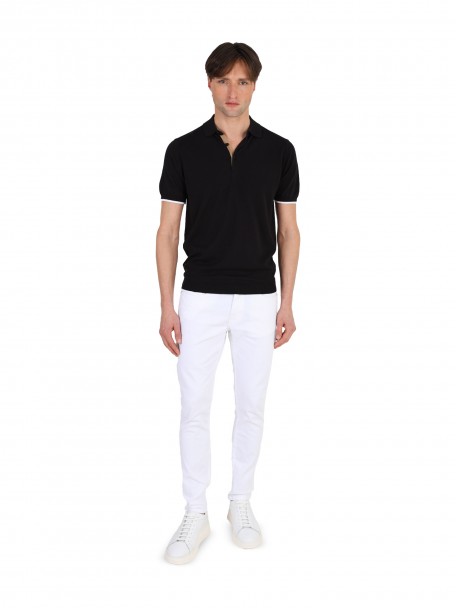 Short-sleeve polo 100% cotton