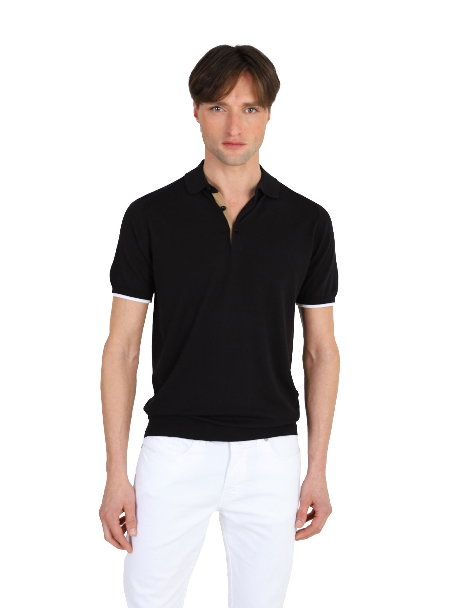 Short-sleeve polo 100% cotton
