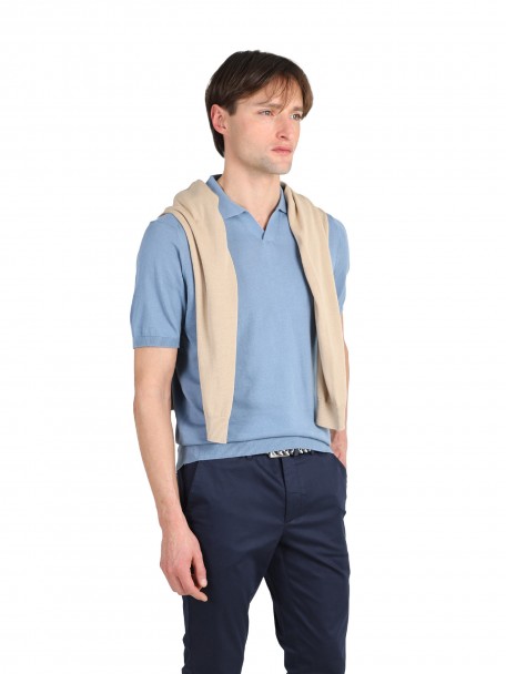 Polo 100% algod�o com gola