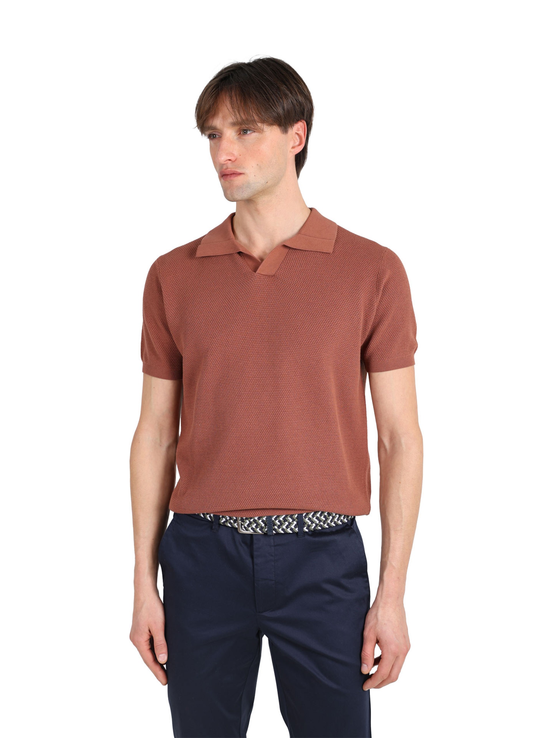 Polo estruturado 100% algodão