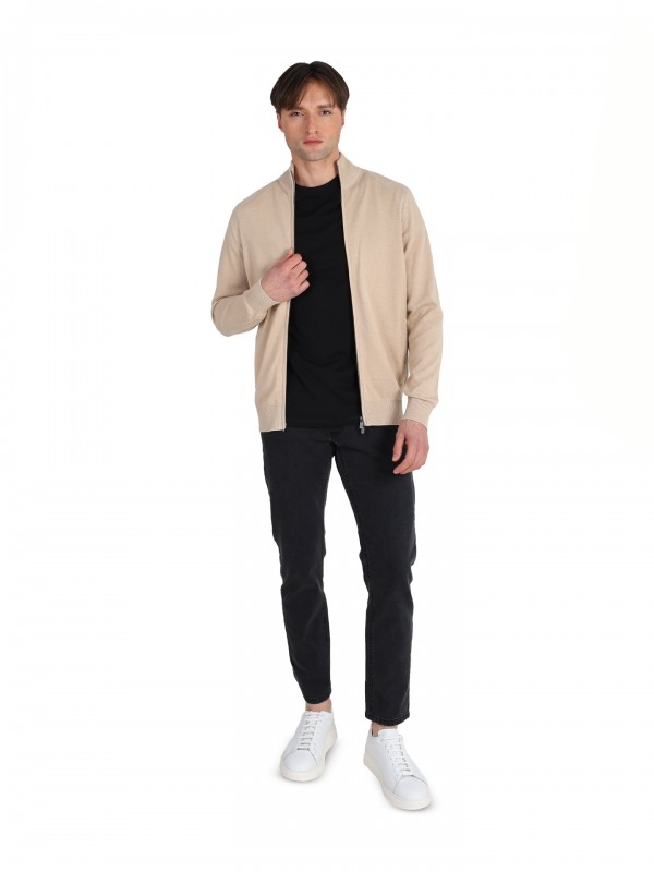 100% cotton knitted jacket