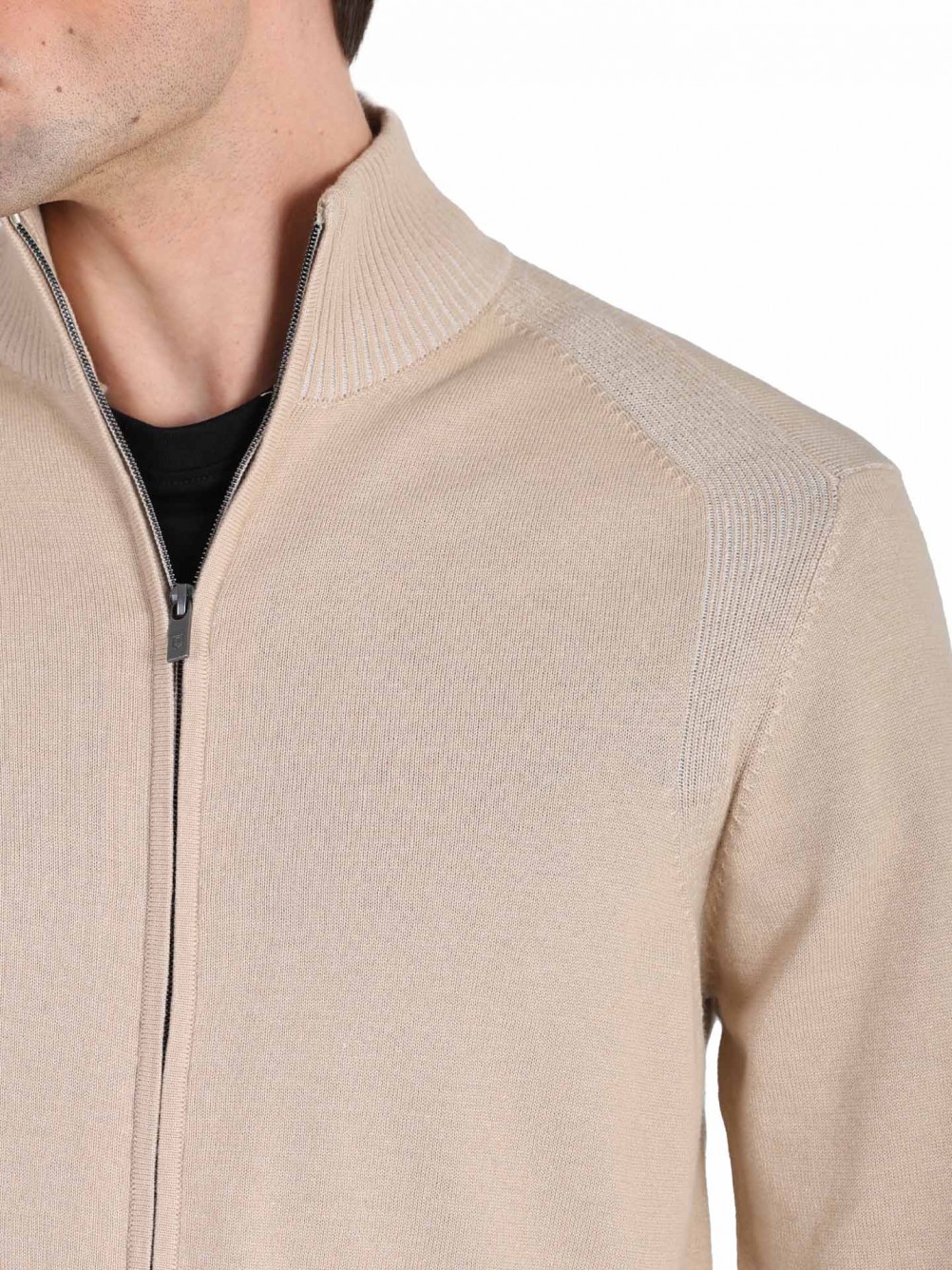 100% cotton knitted jacket