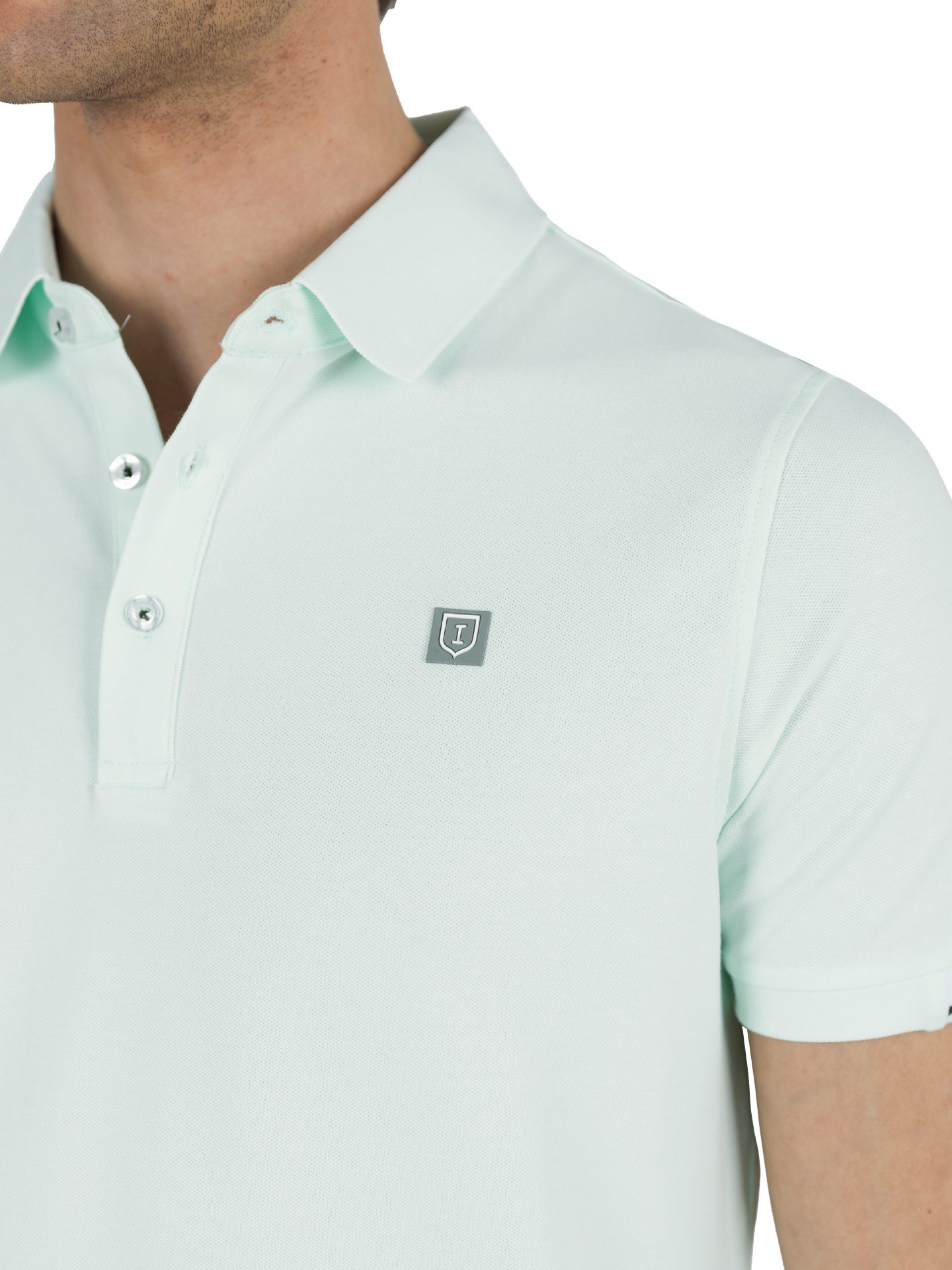 Polo piqué de algodão