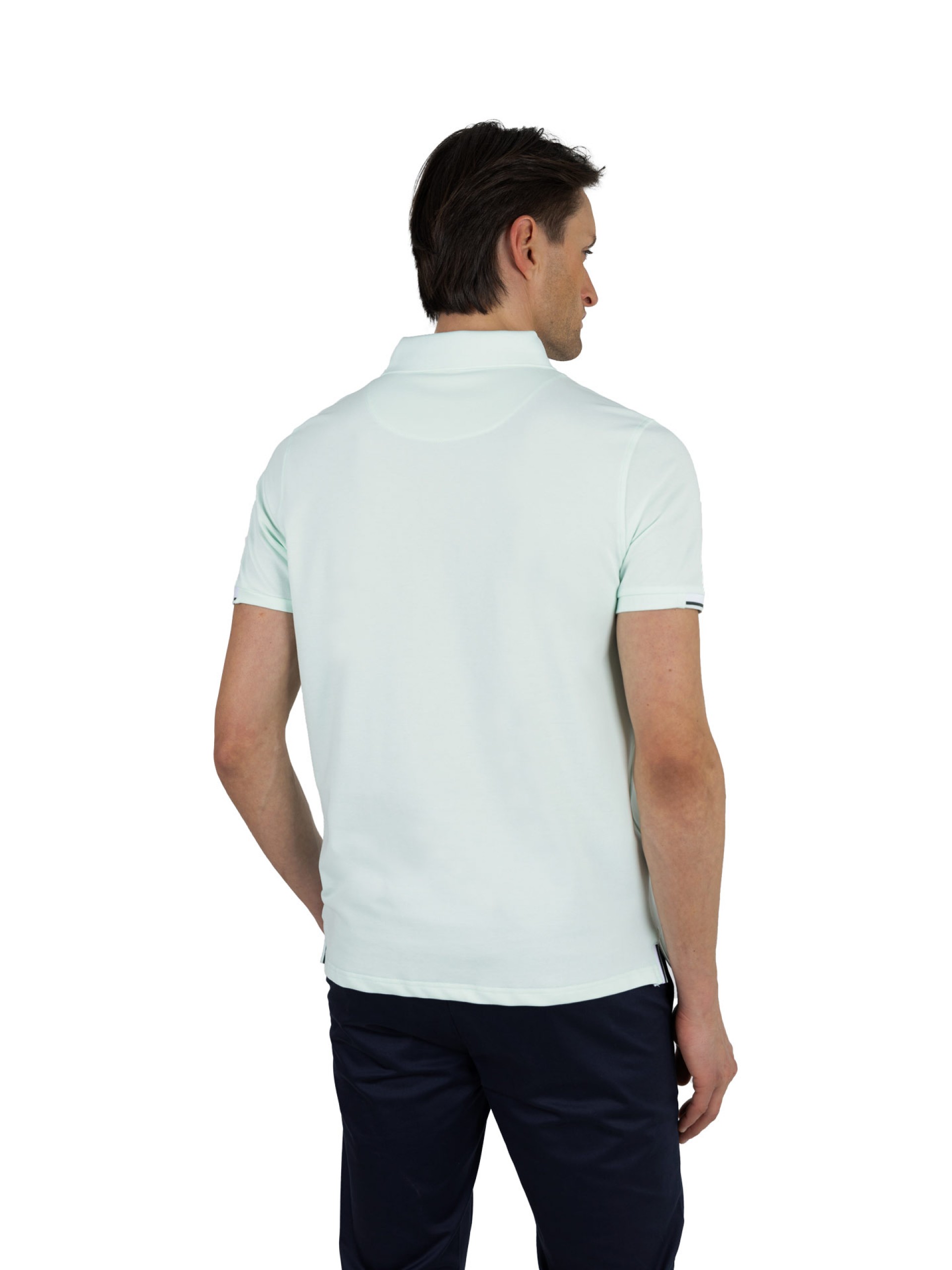 Polo piqué de algodão