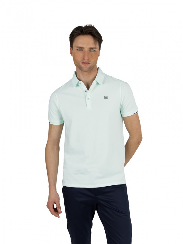 Polo piqué de algodão Polo piqué de algodão