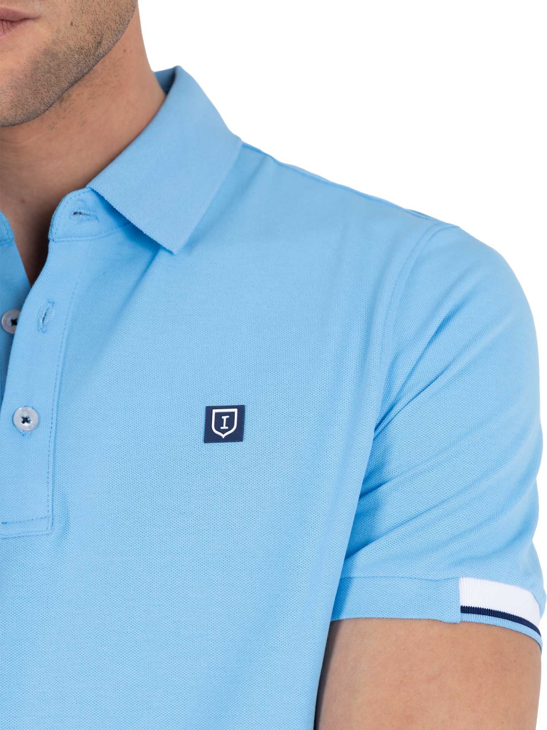 Polo piqué de algodão