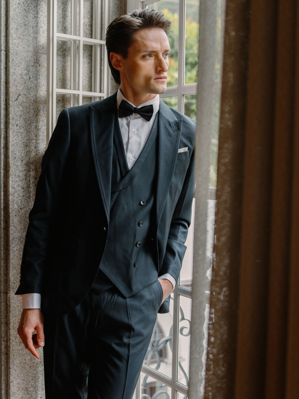 Ceremony suit with Slim Fit waistcoat