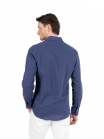 Camisa de linho e algod�o