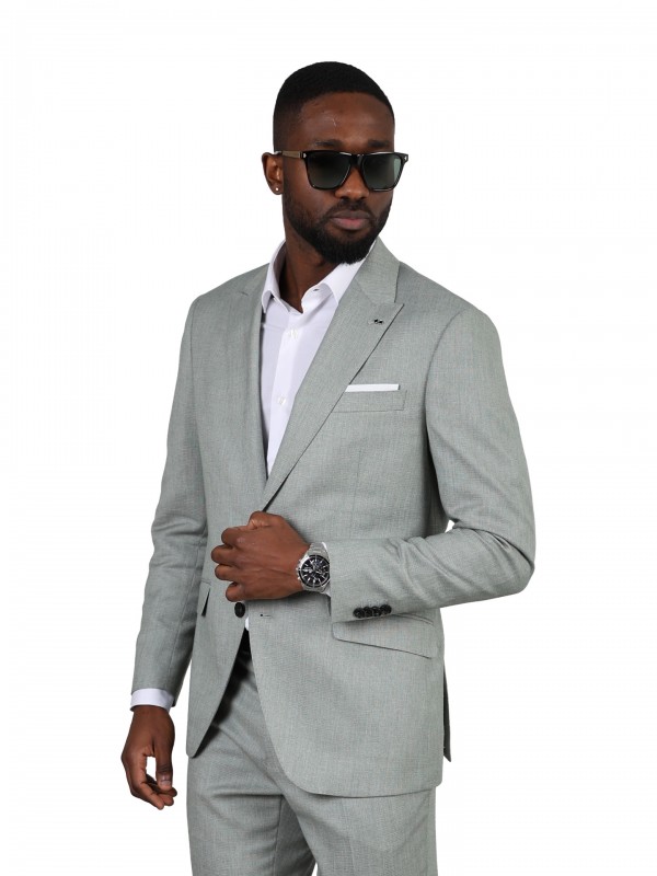 Slim fit cut suit micro pattern Slim fit cut suit micro pattern