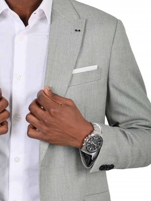 Slim fit cut suit micro pattern Slim fit cut suit micro pattern