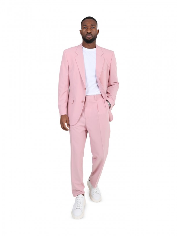 Plain oversized-cut suit Plain oversized-cut suit