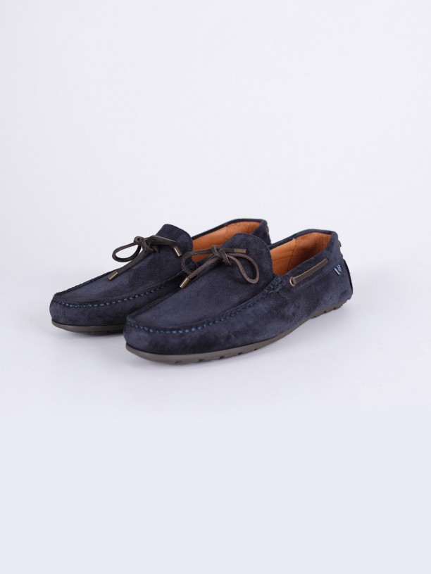 Mocassin casual de pele Mocassin casual de pele