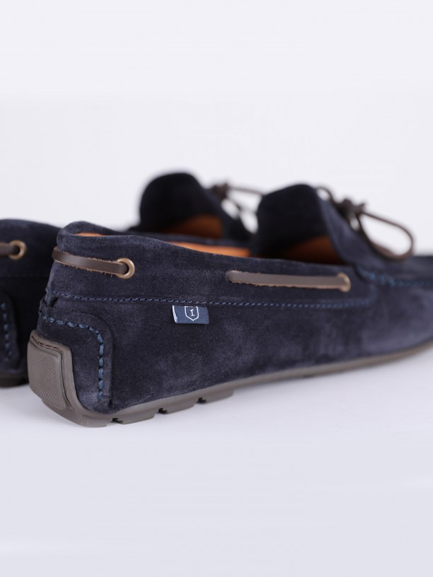 Mocassin casual de pele Mocassin casual de pele