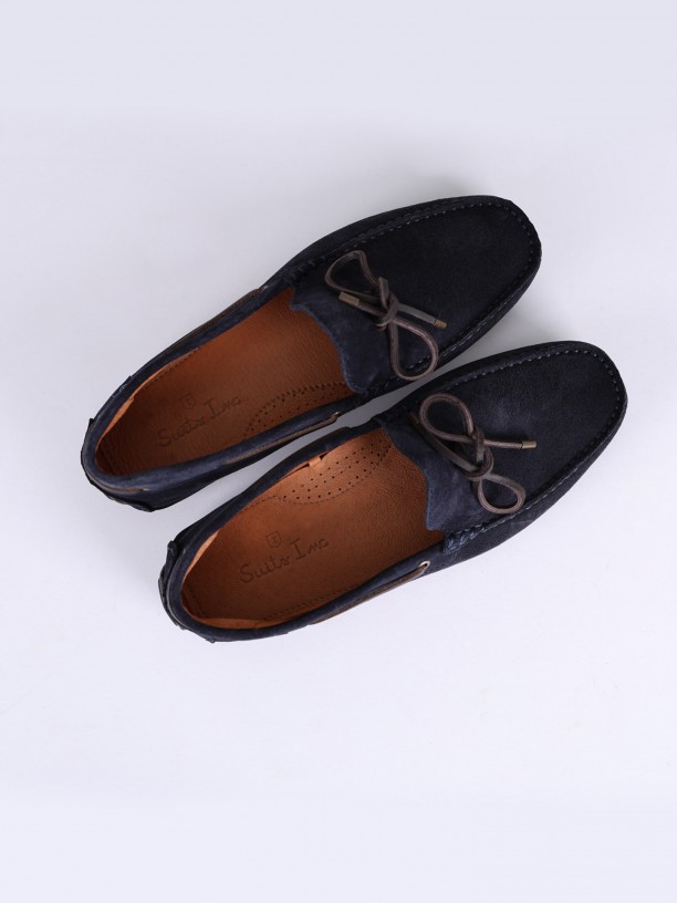 Mocassin casual de pele Mocassin casual de pele