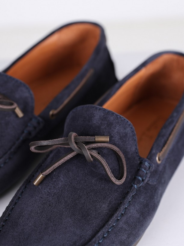 Mocassin casual de pele Mocassin casual de pele