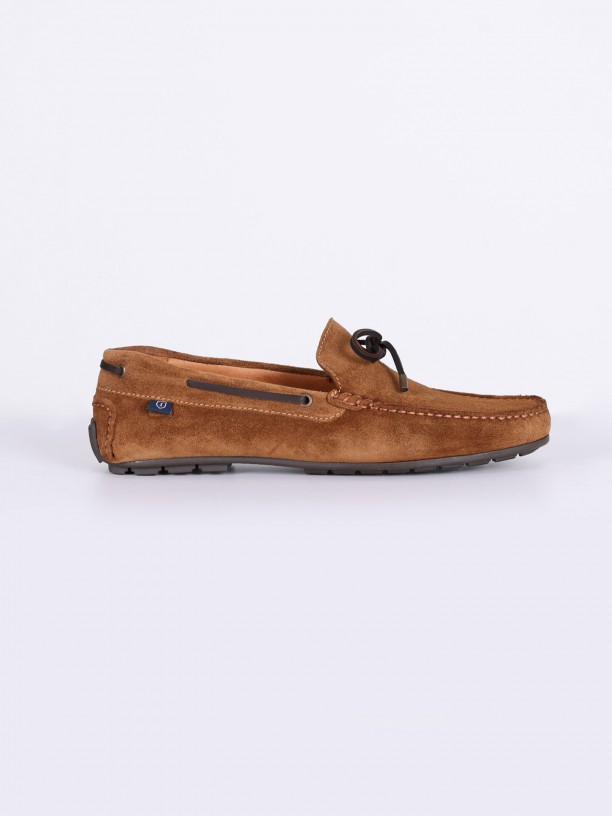 Mocassin casual de pele Mocassin casual de pele