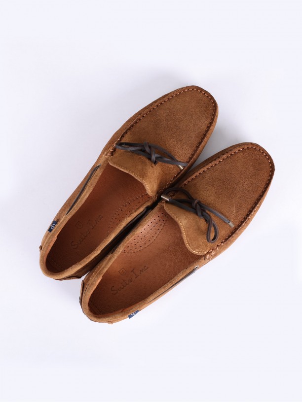 Mocassin casual de pele Mocassin casual de pele