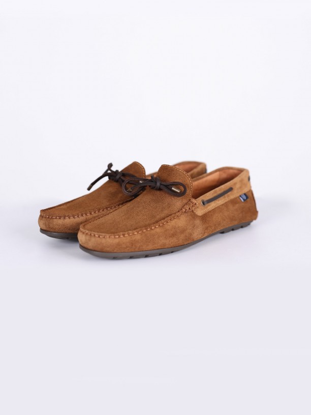 Mocassin casual de pele Mocassin casual de pele