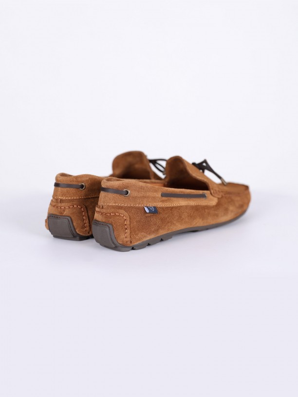 Mocassin casual de pele Mocassin casual de pele