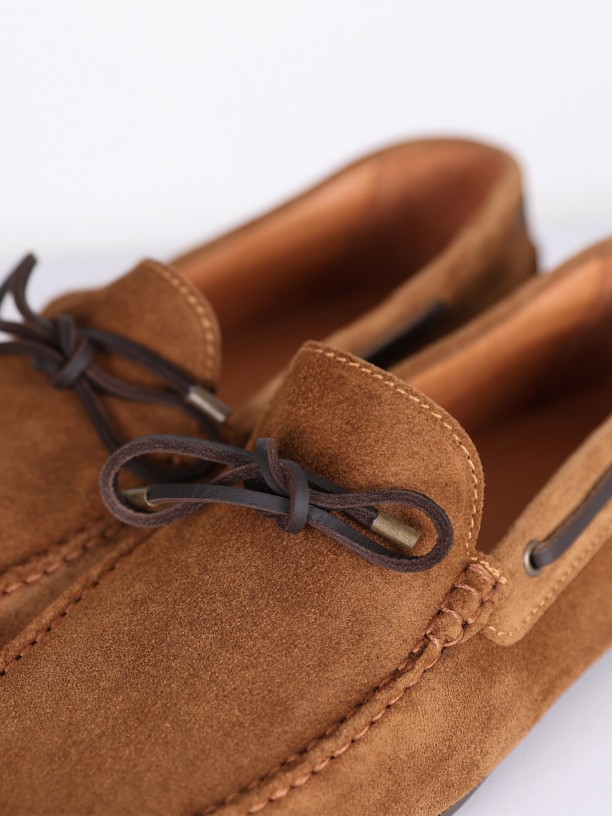 Mocassin casual de pele Mocassin casual de pele