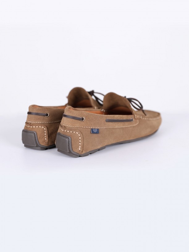 Mocassin casual de pele Mocassin casual de pele