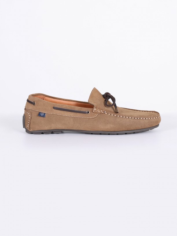 Mocassin casual de pele Mocassin casual de pele