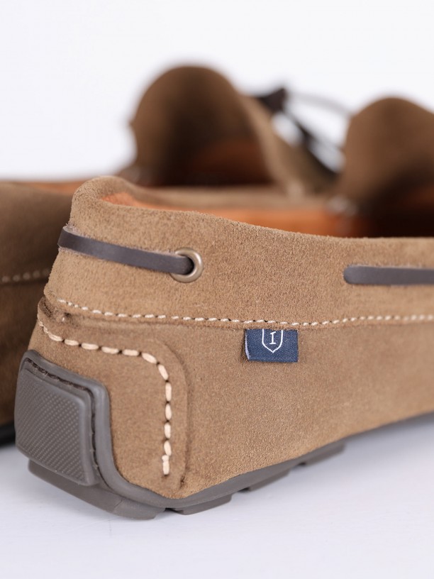 Mocassin casual de pele Mocassin casual de pele