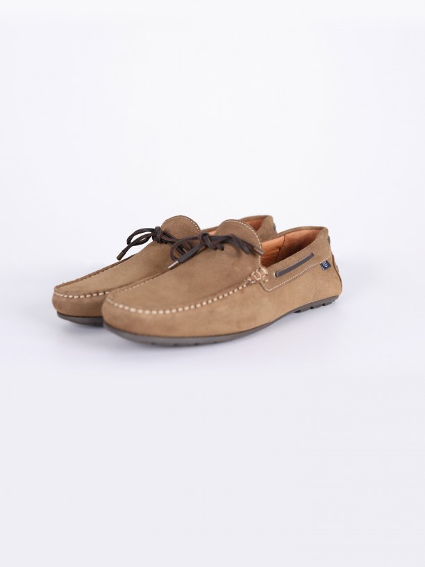 Mocassin casual de pele Mocassin casual de pele