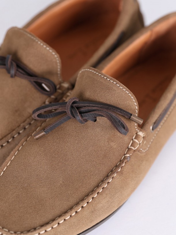 Mocassin casual de pele Mocassin casual de pele