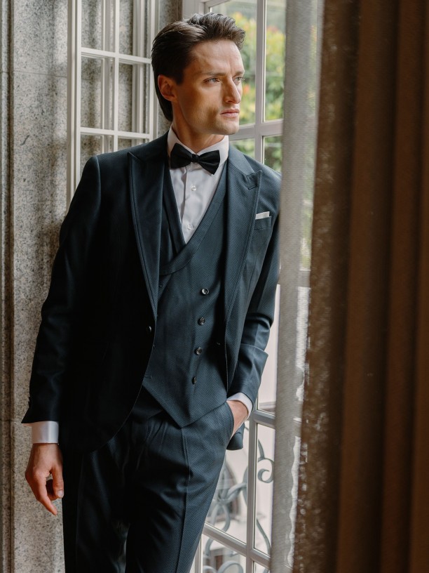 Traje de ceremonia con chaleco Slim Fit