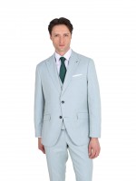 Fato liso slim fit com colete Fato liso slim fit com colete