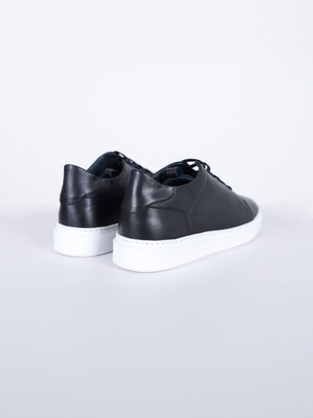 Polished leather sneakers Polished leather sneakers