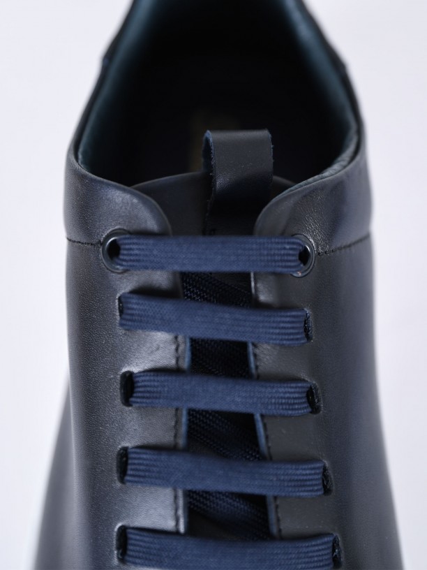 Polished leather sneakers Polished leather sneakers
