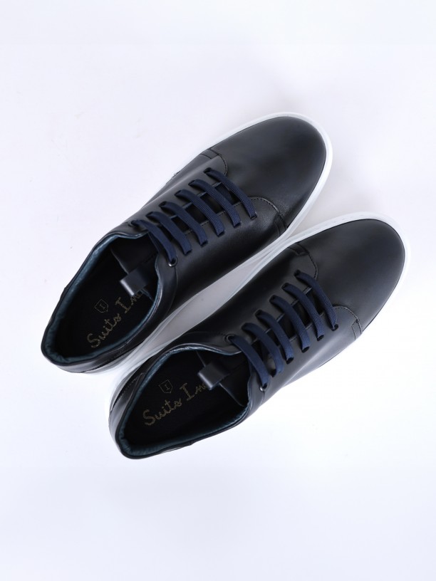 Polished leather sneakers Polished leather sneakers