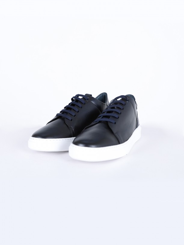 Polished leather sneakers Polished leather sneakers