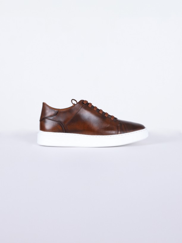 Polished leather sneakers Polished leather sneakers