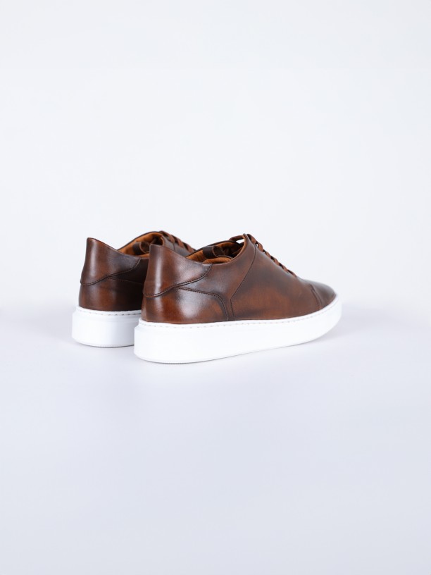 Polished leather sneakers Polished leather sneakers