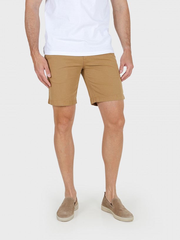 Cotton elastic chino shorts Cotton elastic chino shorts